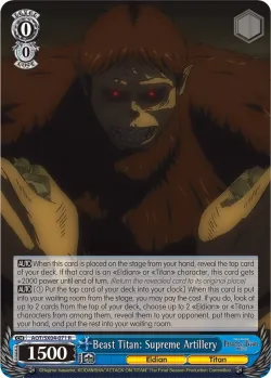 Beast Titan: Supreme Artillery 「AOT/SX04-071」「EN」