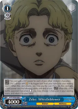 Zeke: Whistleblower 「AOT/SX04-086」「EN」