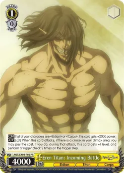 Eren Titan: Incoming Battle 「AOT/SX04-P02」「EN」