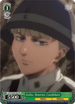 Zofia: Warrior Candidate 「AOT/SX04-T06」「EN」