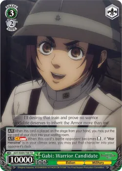 Gabi: Warrior Candidate 「AOT/SX04-T08」「EN」