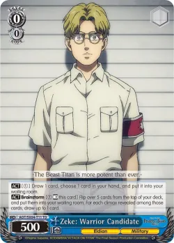 Zeke: Warrior Candidate 「AOT/SX04-T11」「EN」