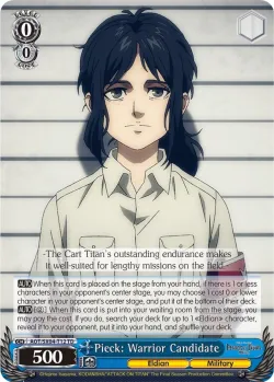 Pieck: Warrior Candidate 「AOT/SX04-T12」「EN」