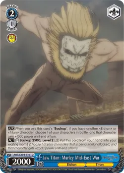 Jaw Titan: Marley Mid-East War 「AOT/SX04-T16」「EN」