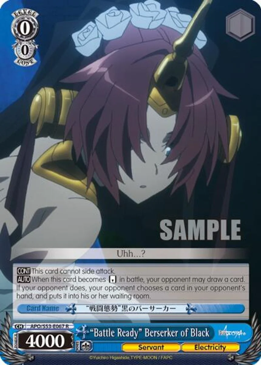 "Battle Ready" Berserker of Black 「APO/S53-E067」「EN」