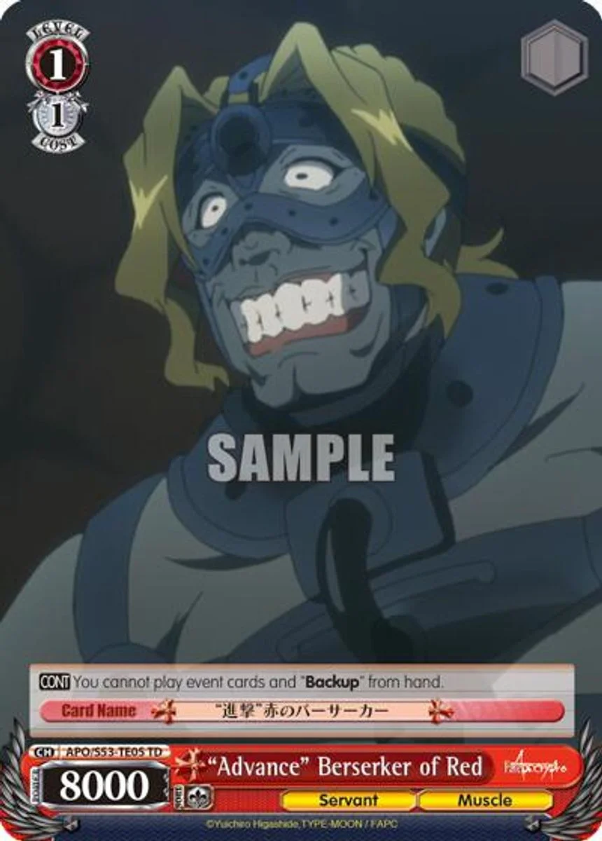 "Advance" Berserker of Red 「APO/S53-TE05」「EN」