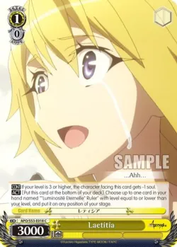 Laetitia #APO/S53-E018 · Weiss Schwarz