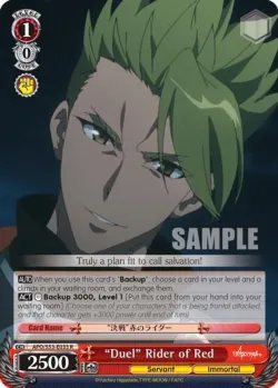 "Duel" Rider of Red #APO/S53-E033 · Weiss Schwarz