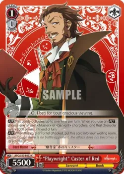 "Playwright" Caster of Red #APO/S53-E052 · Weiss Schwarz