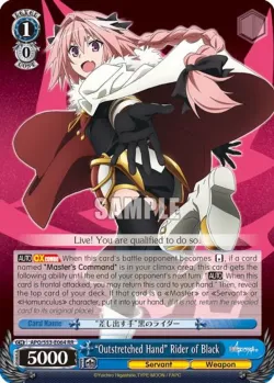 "Outstretched Hand" Rider of Black 「APO/S53-E064」「EN」