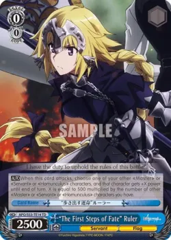 "The First Steps of Fate" Ruler 「APO/S53-TE14」「EN」