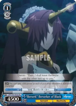 "Berserk" Berserker of Black 「APO/S53-TE16」「EN」