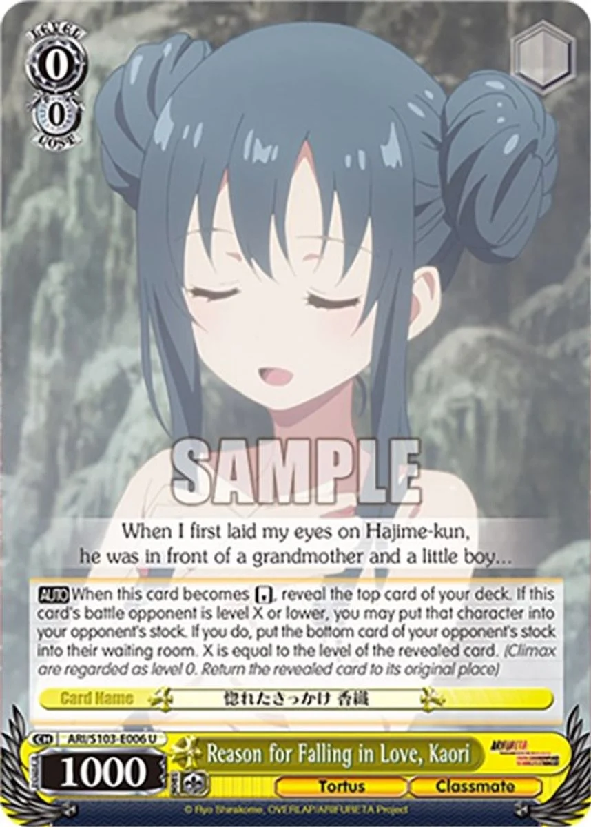 Reason for Falling in Love, Kaori 「ARI/S103-E006」「EN」