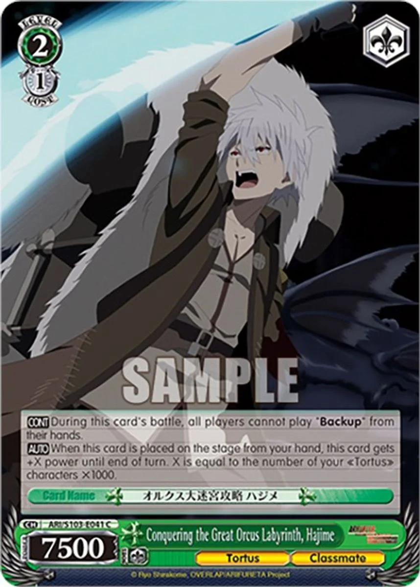 Conquering the Great Orcus Labyrinth, Hajime 「ARI/S103-E041」「EN」