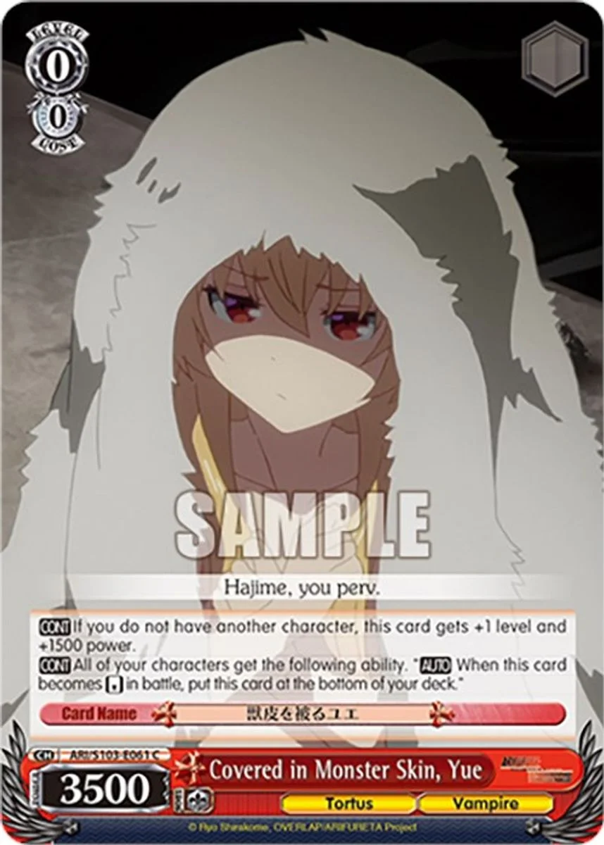 Covered in Monster Skin, Yue 「ARI/S103-E061」「EN」
