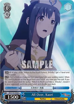 All Over, Kaori 「ARI/S103-E088」「EN」