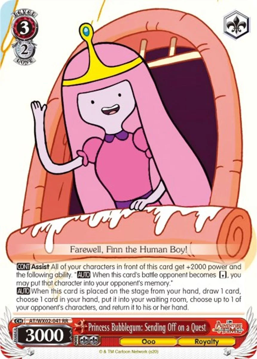 Princess Bubblegum: Sending Off on a Quest 「AT/WX02-041」「EN」