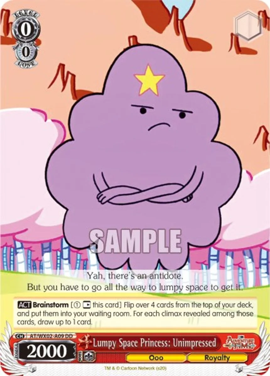 Lumpy Space Princess: Unimpressed 「AT/WX02-A09」「EN」