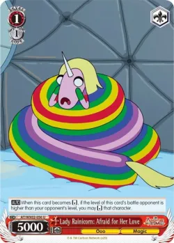 Lady Rainicorn: Afraid for Her Love #AT/WX02-056 · Weiss Schwarz