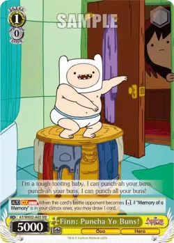 Finn: Puncha Yo Buns! 「AT/WX02-A03」「EN」