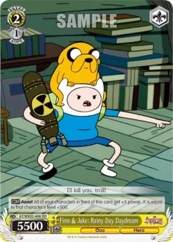 Finn & Jake: Rainy Day Daydream 「AT/WX02-A06」「EN」
