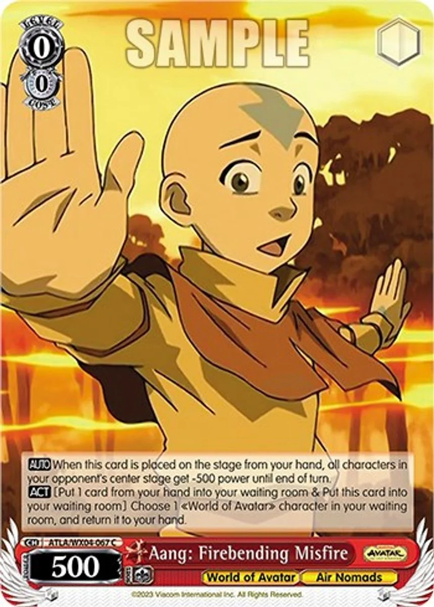 Aang: Firebending Misfire 「ATLA/WX04-067」「EN」