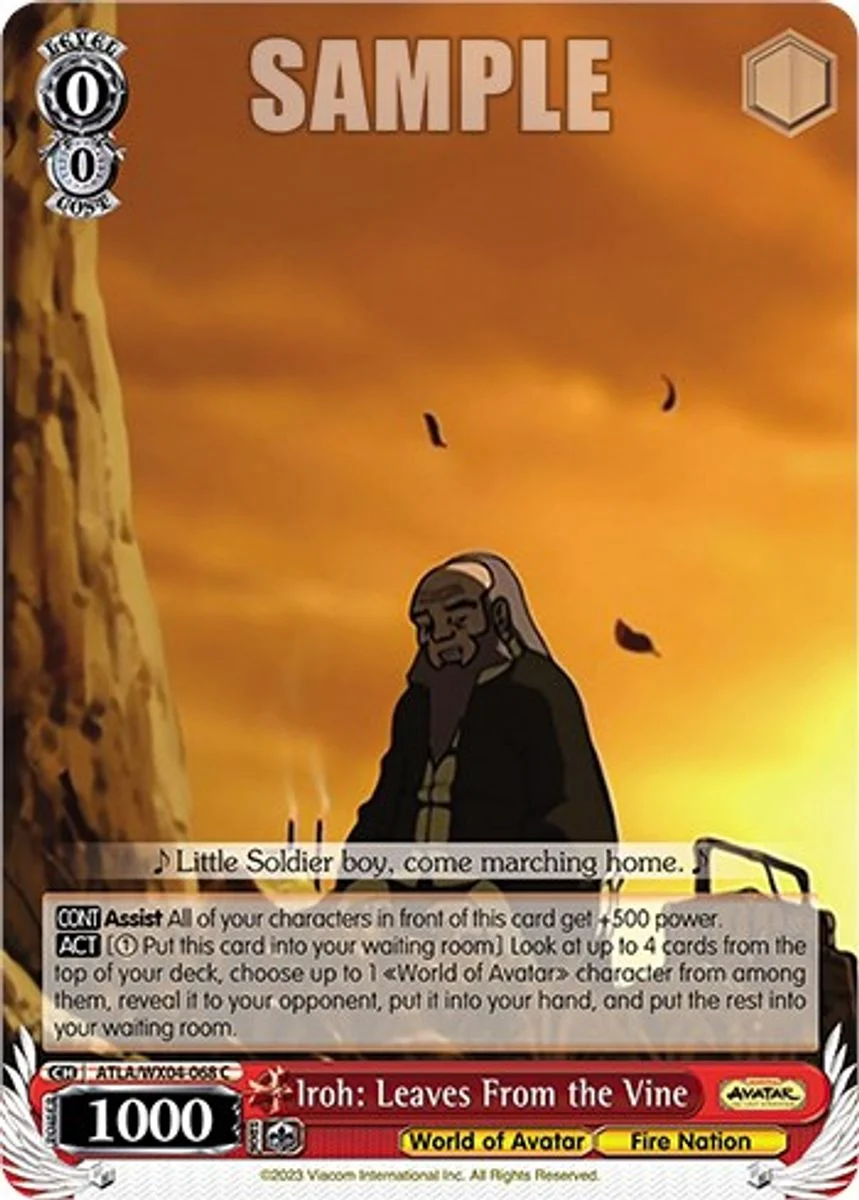 Iroh: Leaves From the Vine 「ATLA/WX04-068」「EN」
