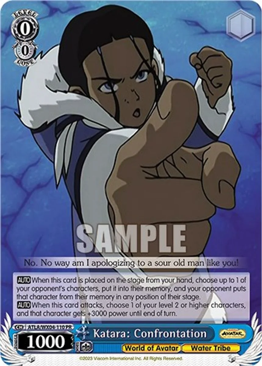 Katara: Confrontation 「ATLA/WX04-110」「EN」