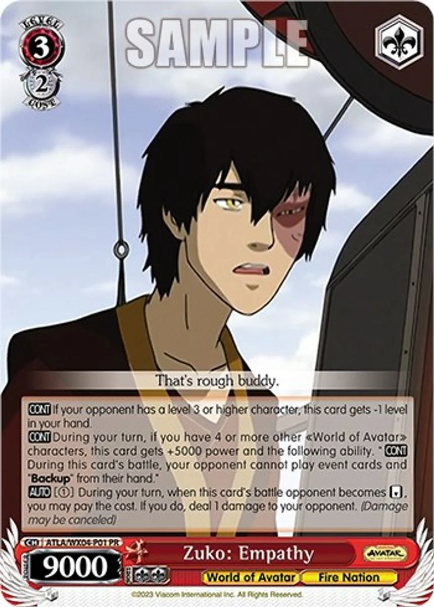 Zuko: Empathy 「ATLA/WX04-P01」「EN」