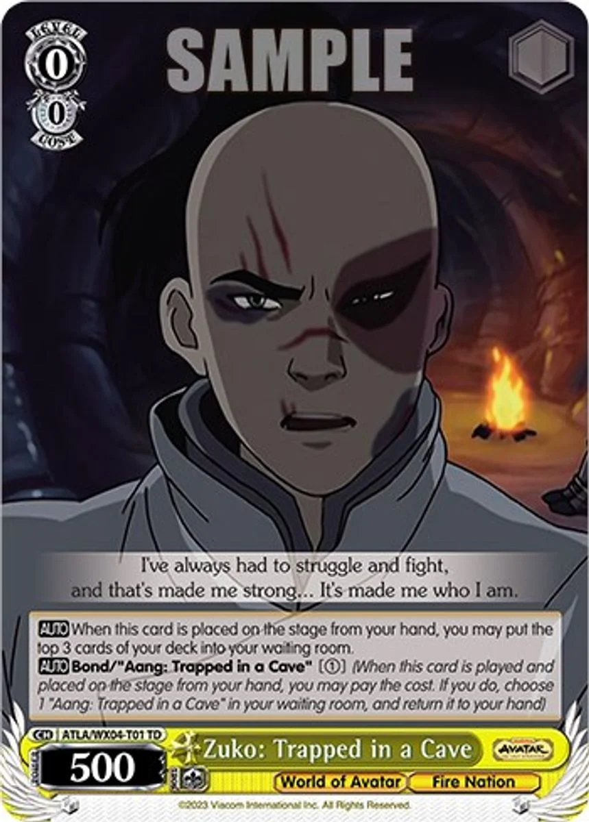 Zuko: Trapped in a Cave 「ATLA/WX04-T01」「EN」