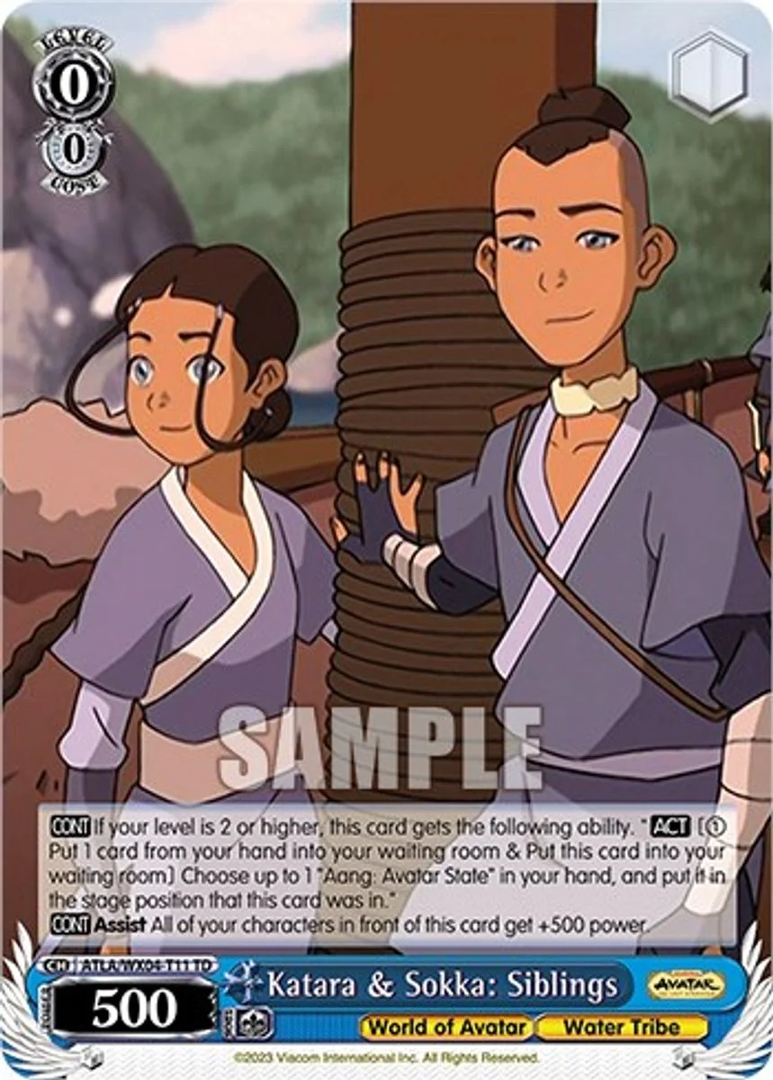 Katara & Sokka: Siblings 「ATLA/WX04-T11」「EN」