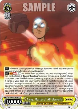 Aang: Master of All Elements #ATLA/WX04-002 · Weiss Schwarz