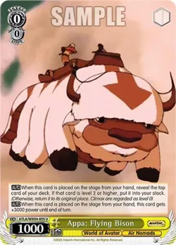 Appa: Flying Bison #ATLA/WX04-005 · Weiss Schwarz