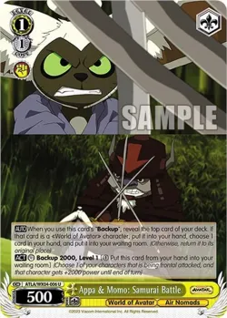 Appa & Momo: Samurai Battle #ATLA/WX04-006 · Weiss Schwarz