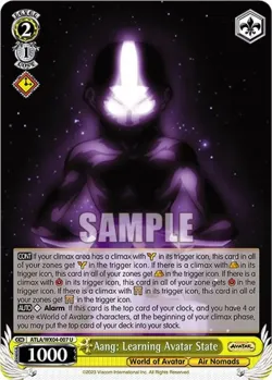 Aang: Learning Avatar State #ATLA/WX04-007 · Weiss Schwarz