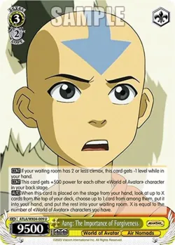Aang: The Importance of Forgiveness #ATLA/WX04-009 · Weiss Schwarz