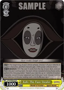 Koh: The Face Stealer #ATLA/WX04-010 · Weiss Schwarz