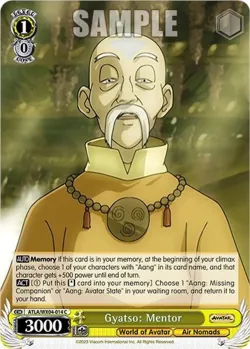 Gyatso: Mentor #ATLA/WX04-014 · Weiss Schwarz
