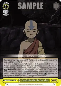 Aang: Consulting His Past Selves #ATLA/WX04-019 · Weiss Schwarz