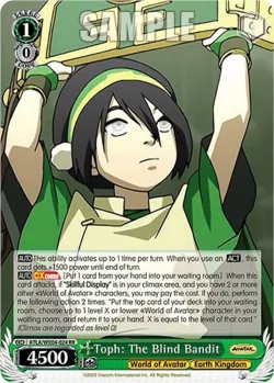 Toph: The Blind Bandit #ATLA/WX04-024 · Weiss Schwarz
