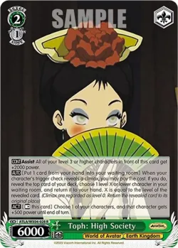 Toph: High Society #ATLA/WX04-028 · Weiss Schwarz