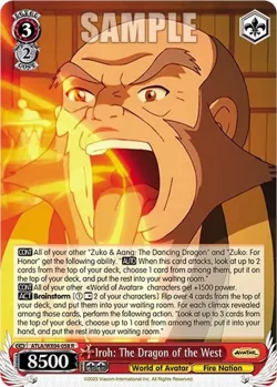 Iroh: The Dragon of the West #ATLA/WX04-058 · Weiss Schwarz