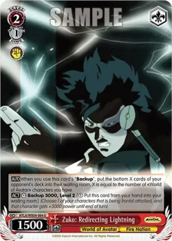 Zuko: Redirecting Lightning 「ATLA/WX04-064」「EN」