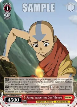Aang: Wavering Confidence 「ATLA/WX04-072」「EN」