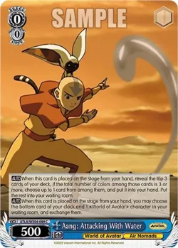 Aang: Attacking With Water 「ATLA/WX04-089」「EN」