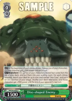 Disc-shaped Enemy #AW/S43-E042 · Weiss Schwarz