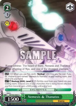 Nemesis & Thanatos #AW/S43-E047 · Weiss Schwarz