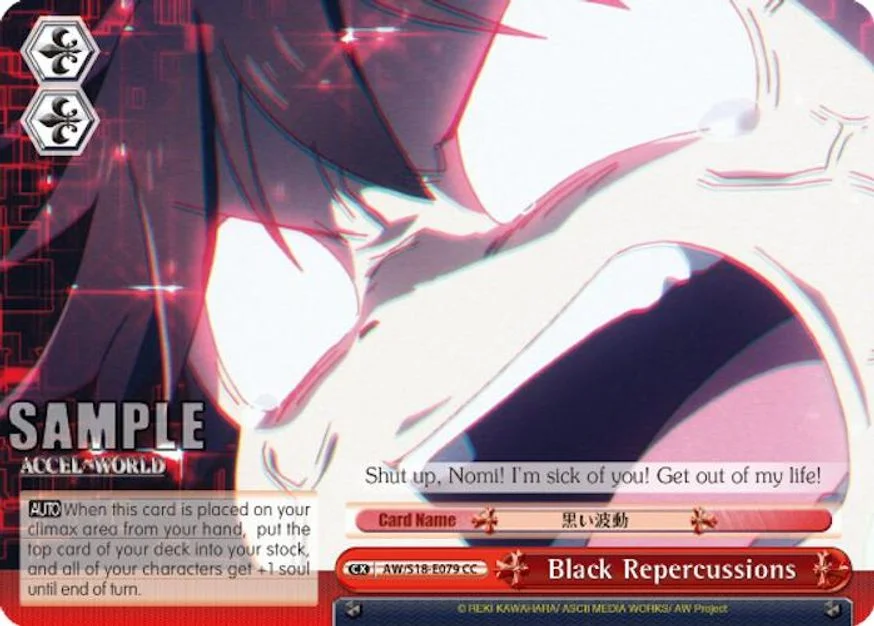 Black Repercussions 「AW/S18-E079」「EN」