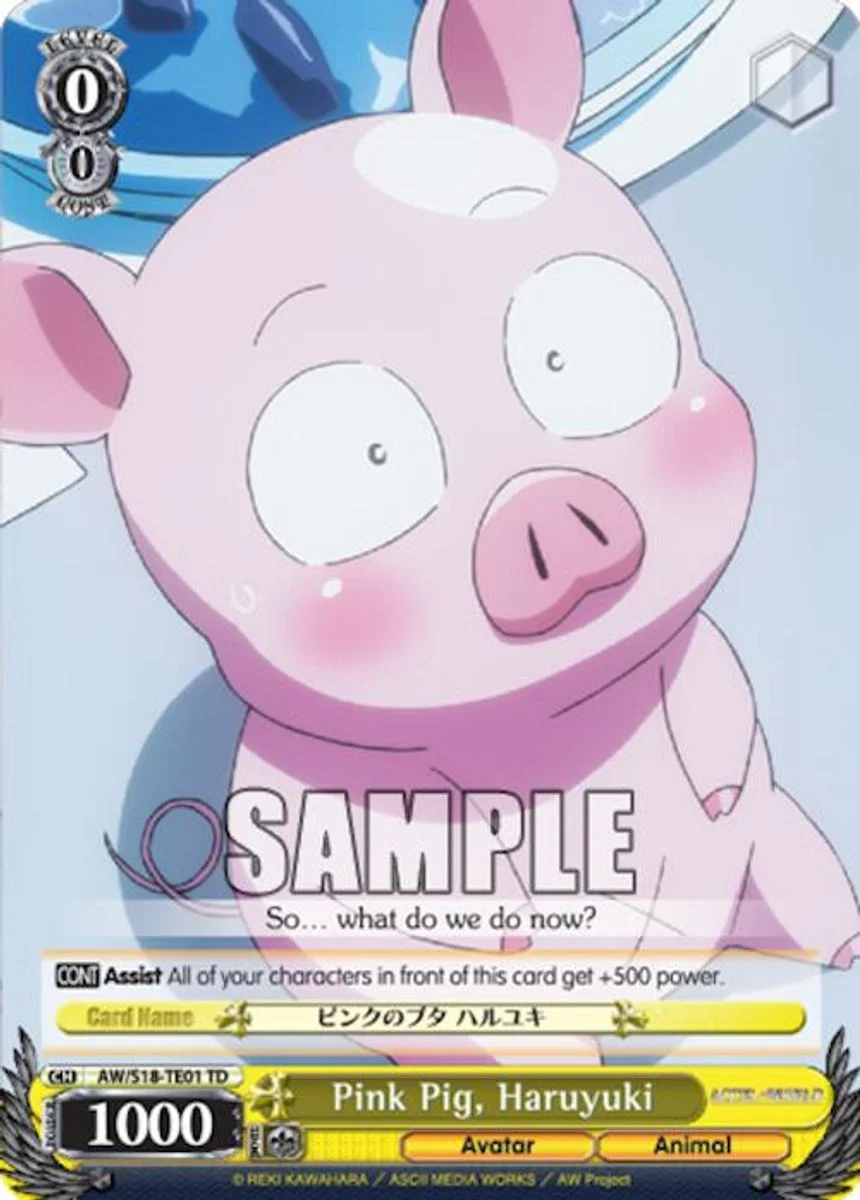 Pink Pig, Haruyuki 「AW/S18-TE01」「EN」