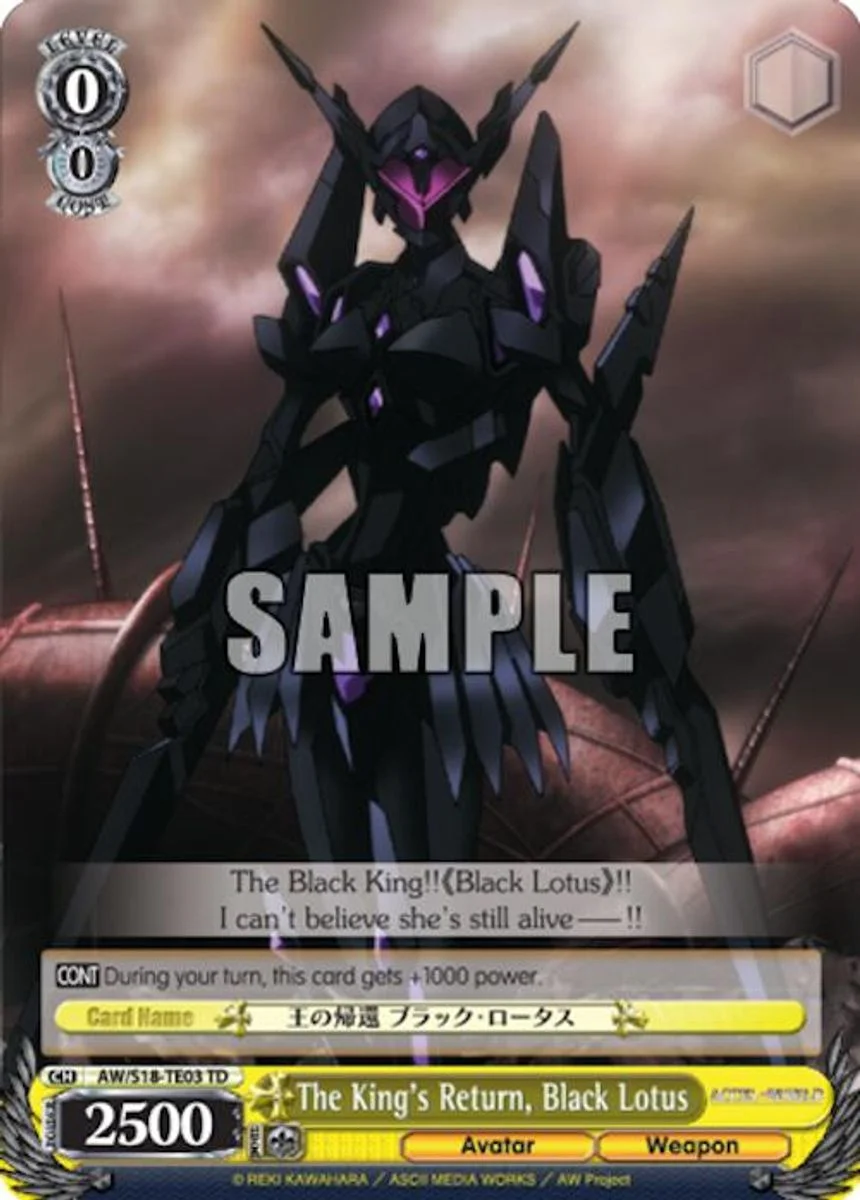 The King's Return, Black Lotus 「AW/S18-TE03」「EN」